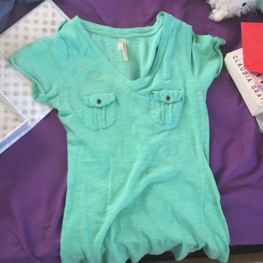 Turquoise shirt